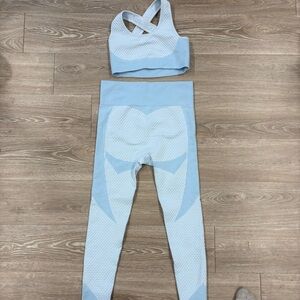 New Mix Light Blue Seamless Active Set